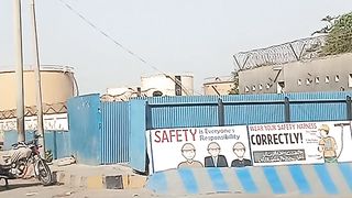 Oil terminal in Pakistan