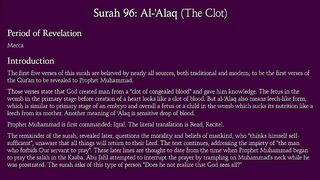 Surah Al-Alaq (The Clot)_ Arabic and English translation.