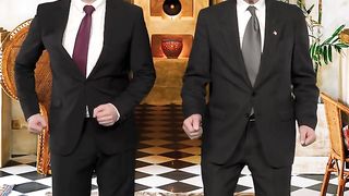 Putin and biden dance