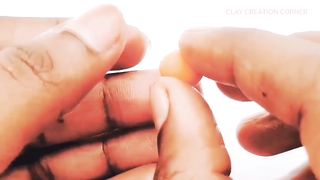 DIY Primitive Miniature clay Kitchen set making l DIY Miniature tutorial l