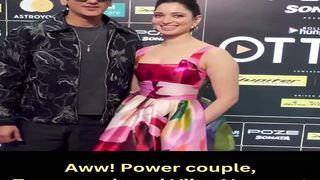 Aww! Power couple, Tamannaah and Vijay Varma at BH OTT India Fest #tamannaahbhatia #shorts #short #trending #viral #bollywood #shortvideo