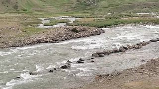 Naran River Side Road Views Pakistan