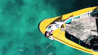 vacationing on Gili Ketapang, Java