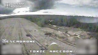 Ukraine Russia War | Drones from 15th Mobile Border Detachment Strike Russian Excavator |  | RCF