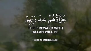 Surah Al-Bayyinah - Ayah 8 - Beautiful Quran Tilawat -  WhatsApp status