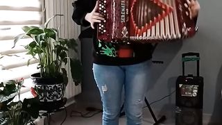 Flora Gaugry, another concertina player playing very well.