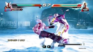 In Tekken 7, Heihachi exhibits an array of intricate combos, especially in Turbo Mode.