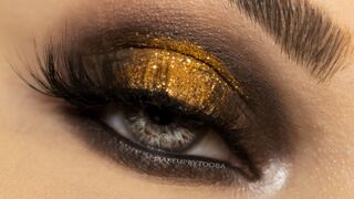 Brown Gold Makeup