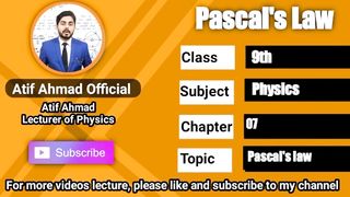 Pascal law