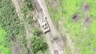 Drone attack tank