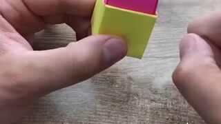 EASY PAPER ORIGAMI BUTTON TOY ANTISTRESS POPIT GAME