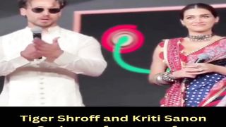 Tiger Shroff and Kriti Sanon Garba performance for Ganapath promotions #tigershorff #ganpath #shorts #short #trending #viral #bollywood #shortvideo
