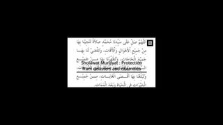 Sholawat Munjiyat : Protection from Calamities
