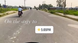 Bike riding and on the way to my love