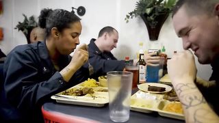 How Aircraft Carriers Prepare 17,000 Meals a Day