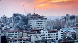 Israel War | IDF Destroys High-Rise Building Using 5 JDAMs - Gaza City | October 2023 | RCF