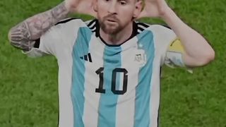 messi's reaction