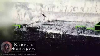 Russia POV | Ka-52 Targets Kozak-2 MRAP with Vikhr ATGM | RCF