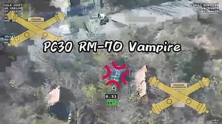 Ukraine Russia War | Lancet Strike on RM-70 with Self-Guiding Software | RCF