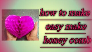 How to make paper honeycomb ball