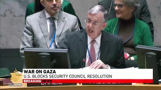 US vetoes UN resolution calling for humanitarian pause in Israel-Hamas war