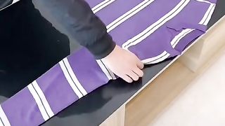 folding clothes quickly & practically