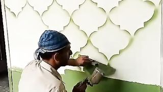 the painter 3d wall design