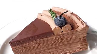 Chocolate crepes cake
