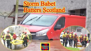 Storm Babet over 400 homes evacuated in Scottish town due to flood