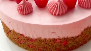 Raspberry Mousse Cake