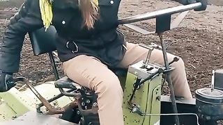 A girl driving is cool