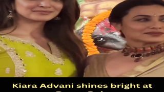 Kiara Advani shines bright at Durga Puja #kiaraadvani #shorts #short #trending #viral #bollywood #shortvideo