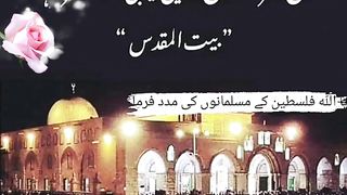 Allah pak falisteniyo ki madad katay. Ameen sum ameen????