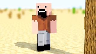 HELP Herobrine High Kick VS Entity VS Notch (Bones - Imagine Dragons) #herobrine #minecraft #shorts