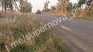Ukraine Russia War | Ukrainian MT-T Towing Captured Russian BMP-3 | RCF