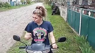 Когда не умеешь ездить на дырчику