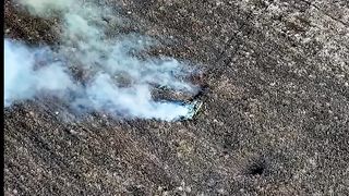 Ukraine Russia War | Slow-Motion Ru IFV Hit by ATGM Twice | Full Version | RCF