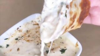 Chicken And shrimp Alfredo tacos