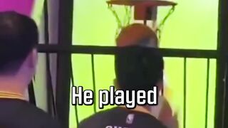 He did not miss