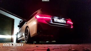 BMW M340i 3.0 R6 G20/G21 LCI sound, exhaust sound, revs, cold start, launch control, interior sound