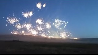 Ukrainian army were fired with incendiary shells