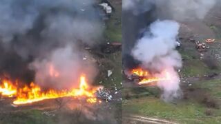 Russian invaders tried to get away with looted items but overheated