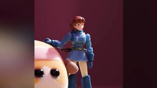 The Making: Nausicaa's Ohmu Replaced to Pui Pui Molcar | Stop Motion | Pui Pui Molcar | Ghibli |
