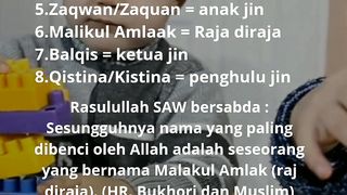 8 nama yang dilarang