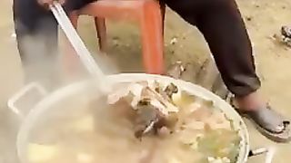 Funny video cooking