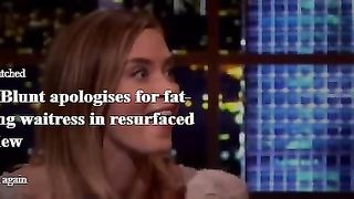 Emily Blunt Issues Apology for Past Remarks on Waitress's Appearance