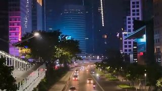 City view at night