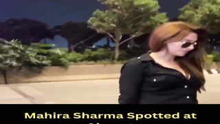 Mahira Sharma Spotted at Airport #mahirasharma #youtubeshort #shorts #trending #viral #shortvideo
