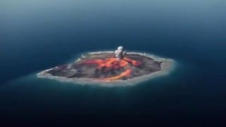 incredible, look how the volcanoes give birth to the islands it’s magnificent Great skill and talent smart worker 2023
