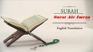 Quran: 3. Surat Ali Imran (Family of Imran): Arabic and English translation HD